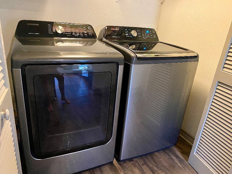 Smart Samsung washer and dryer