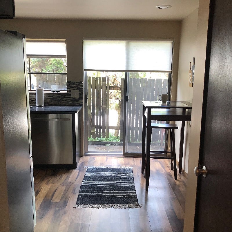 slider to back patio