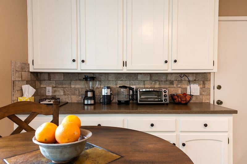 Ample counter space and storage