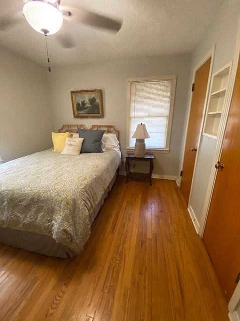 Back bedroom (as well as front br) come with lots of closet space for storage!