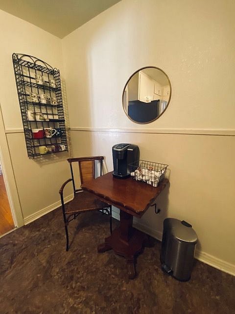 Coffee bar complete with a new Keurig coffee maker!