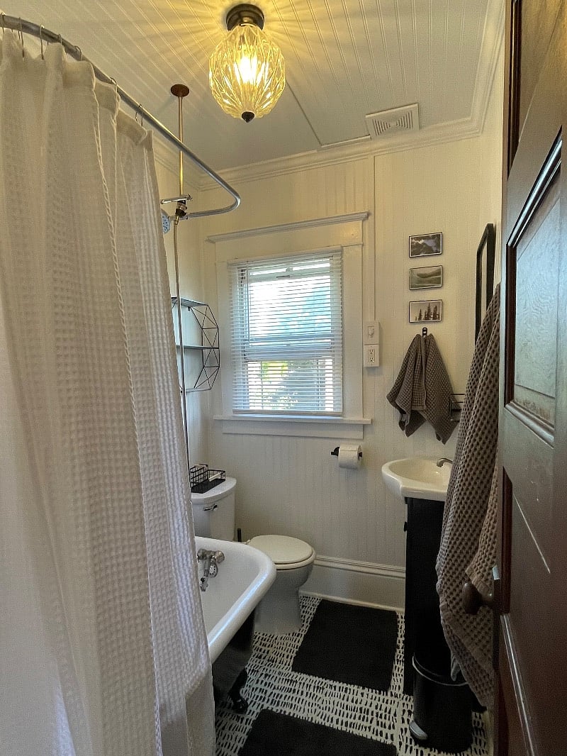 Recently remodeled bathroom. 