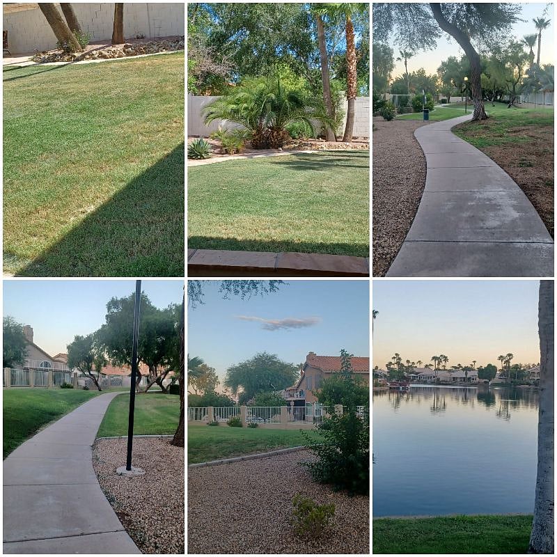 Well manicured neighborhood
Walk your dog
Leash required