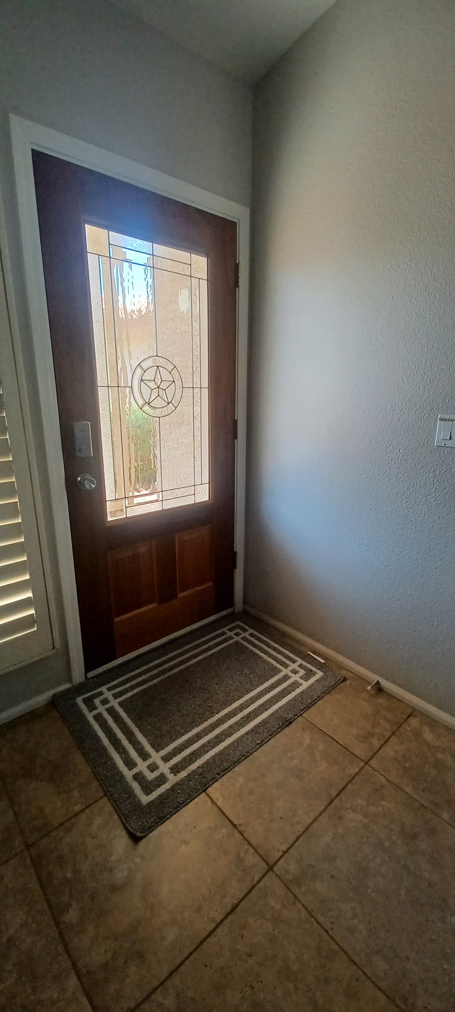 Front door entry keyless