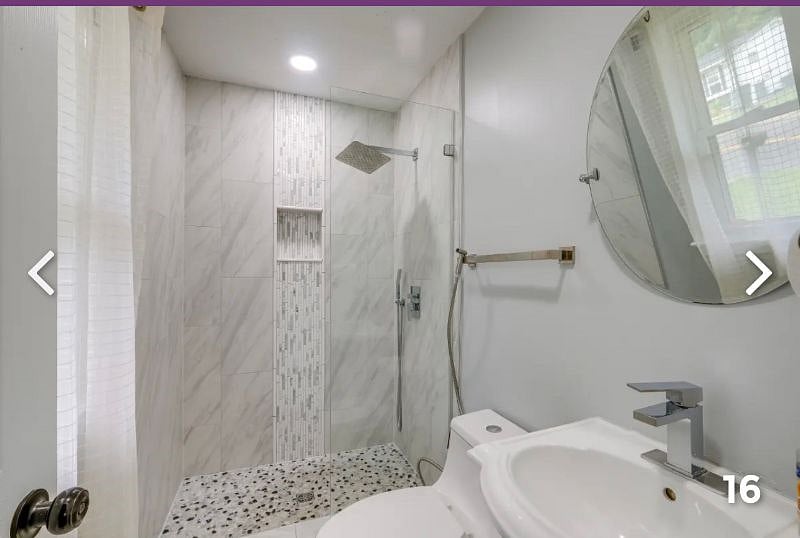 Bathroom#1-Attached bathroom with Master bed