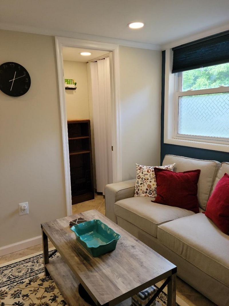Another small room for extra storage or as a pantry area.