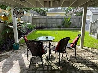 Covered patio