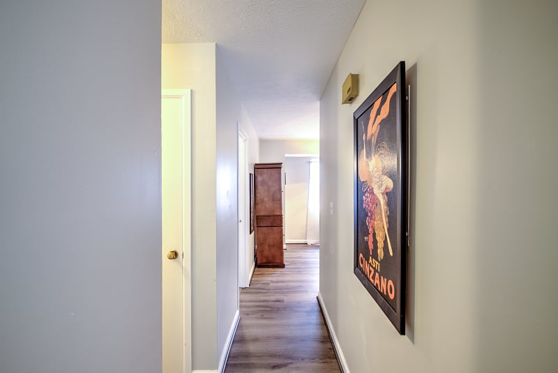 Hall from living room to kitchen