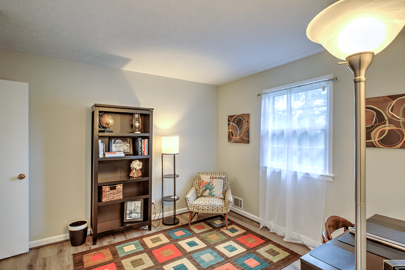 Office is a great space to get personal work completed as well as reading, yoga or meditation!