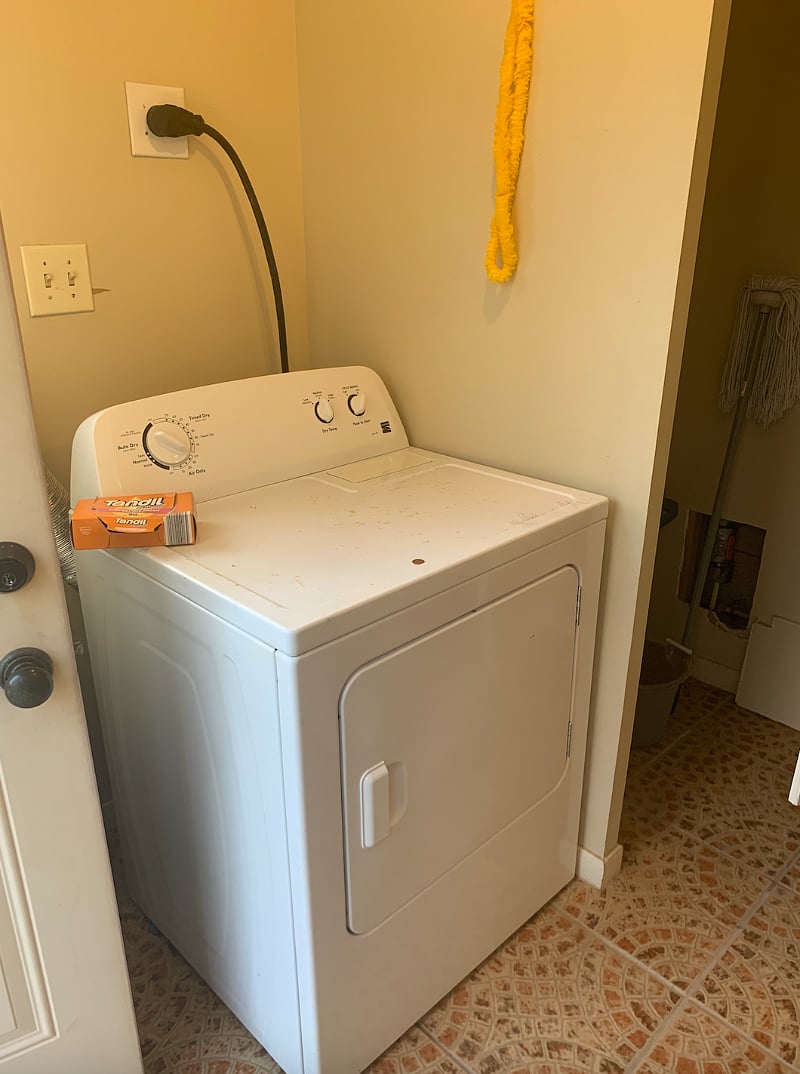 Dryer; dryer sheets provided!