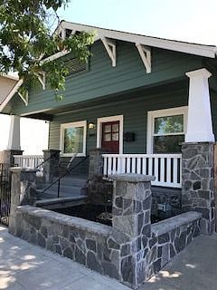 Beautiful Craftsman front porch