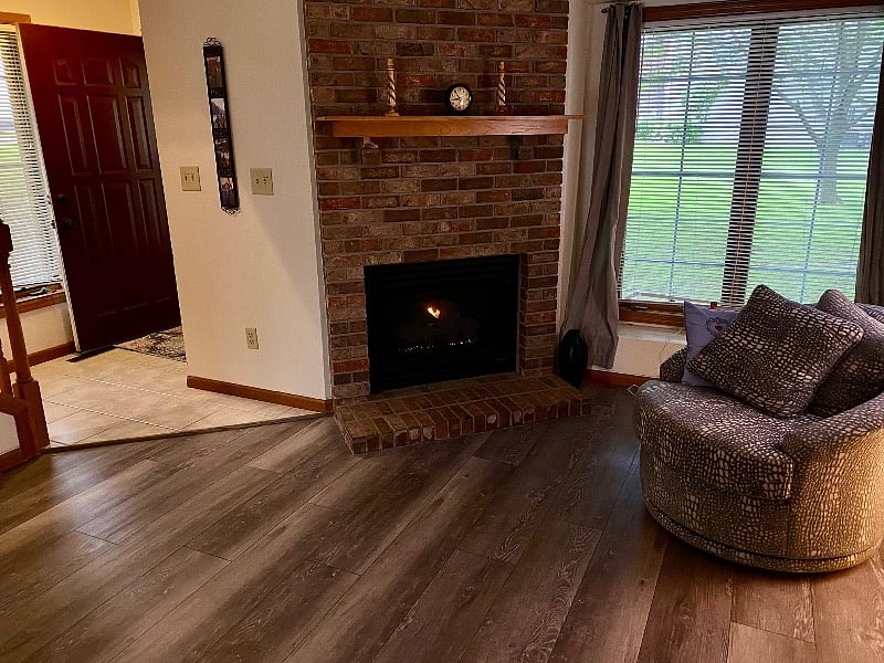 Gas fireplace