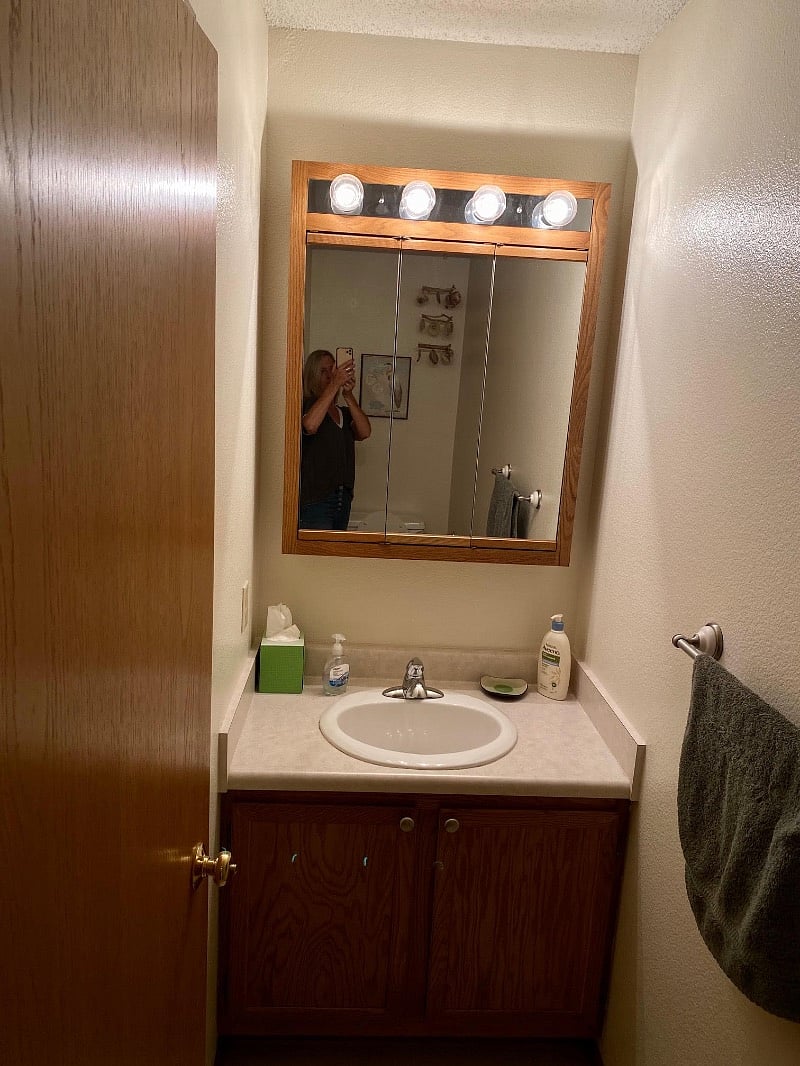 half bath downstairs