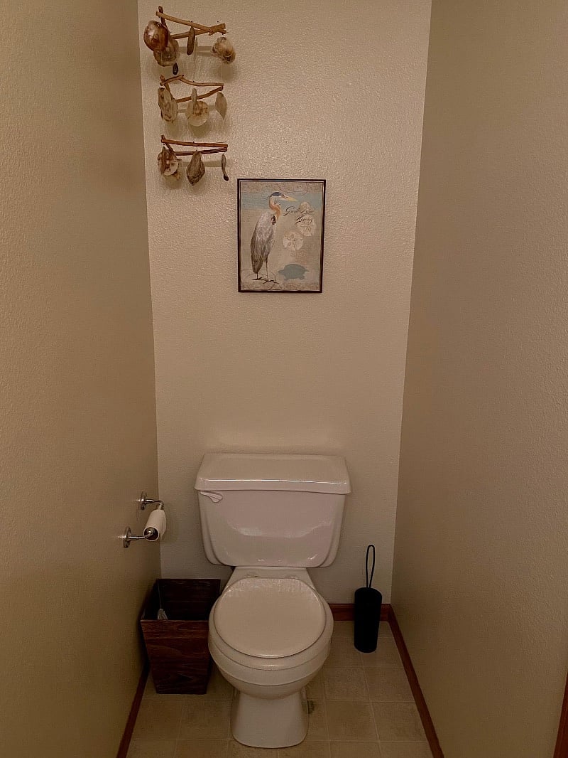 half bath downstairs