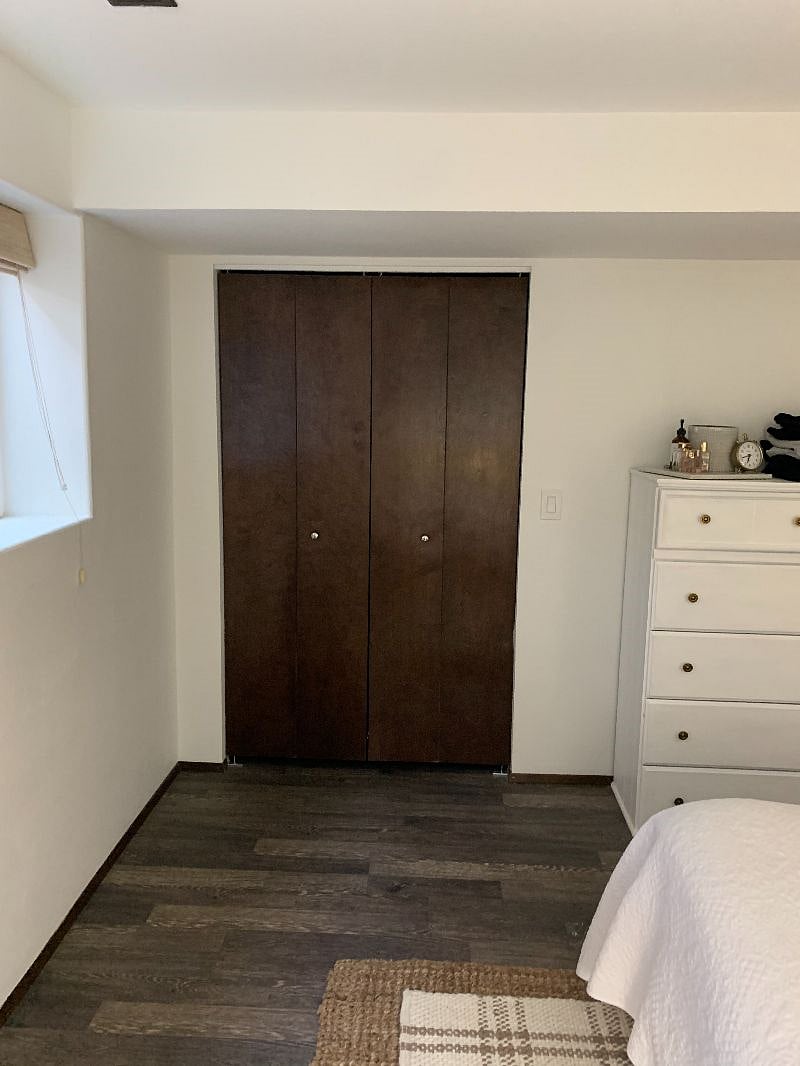 Walk in closet & large dresser