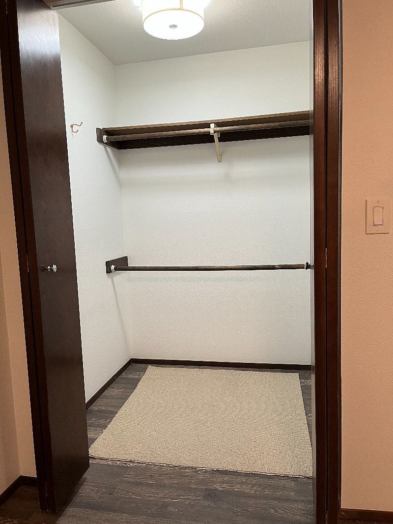 Large walk in closet