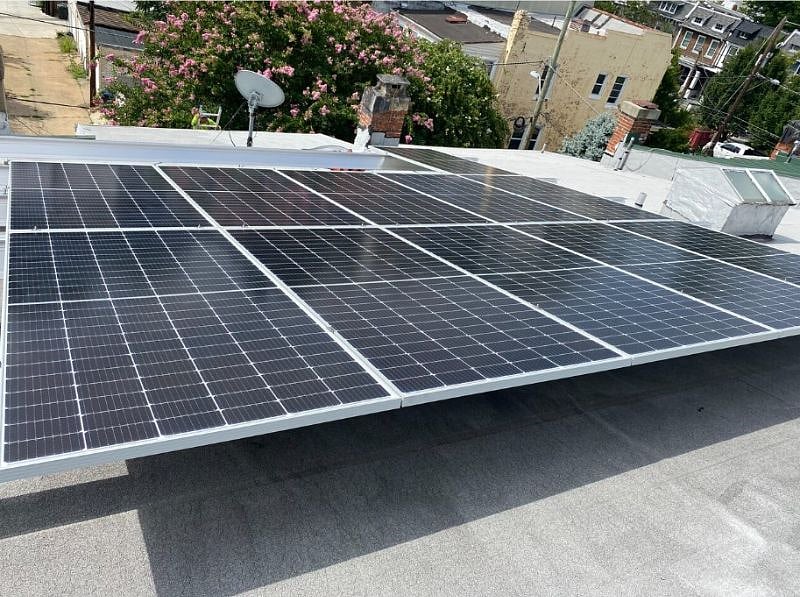 Yes! The home is solar powered. This  home may actually sell power back to the grid