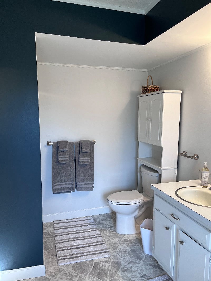 Newly updated bathroom! Connected to shared washroom