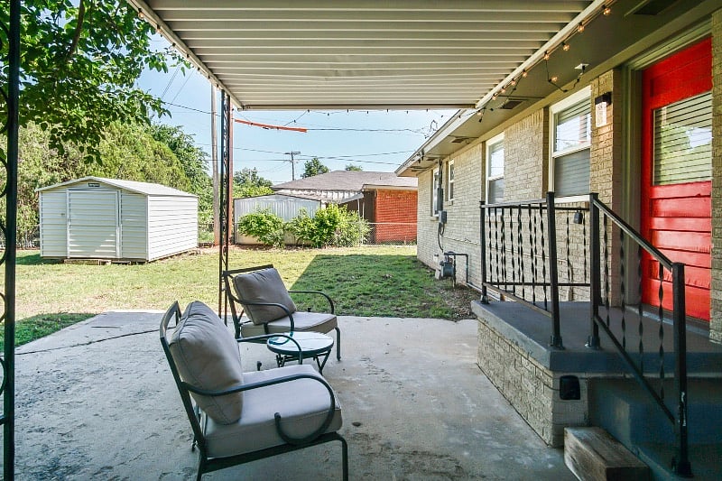 Relax in the backyard and enjoy the outside