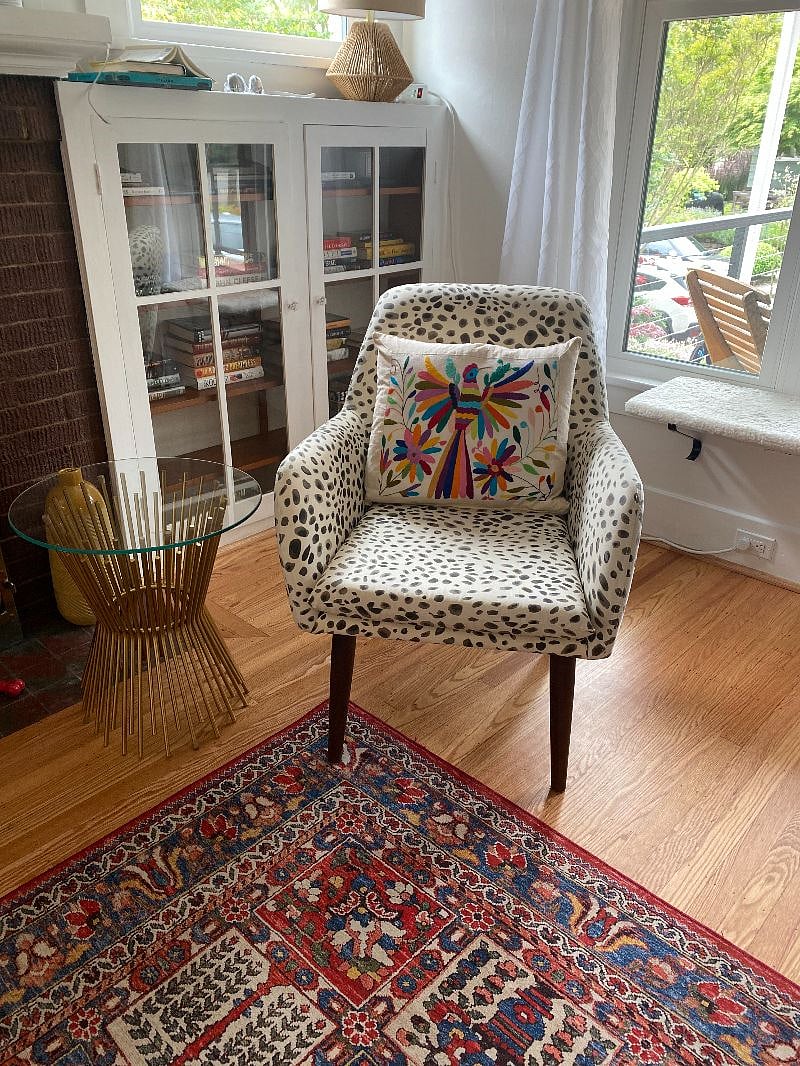 2 designer chairs in Living Room