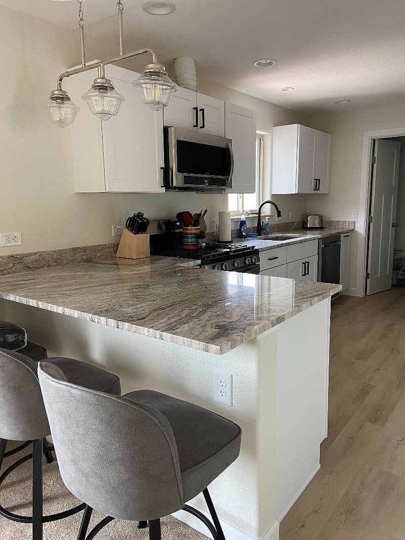 Another view of the kitchen