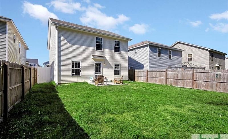 Sit back and relax in our spacious backyard area.