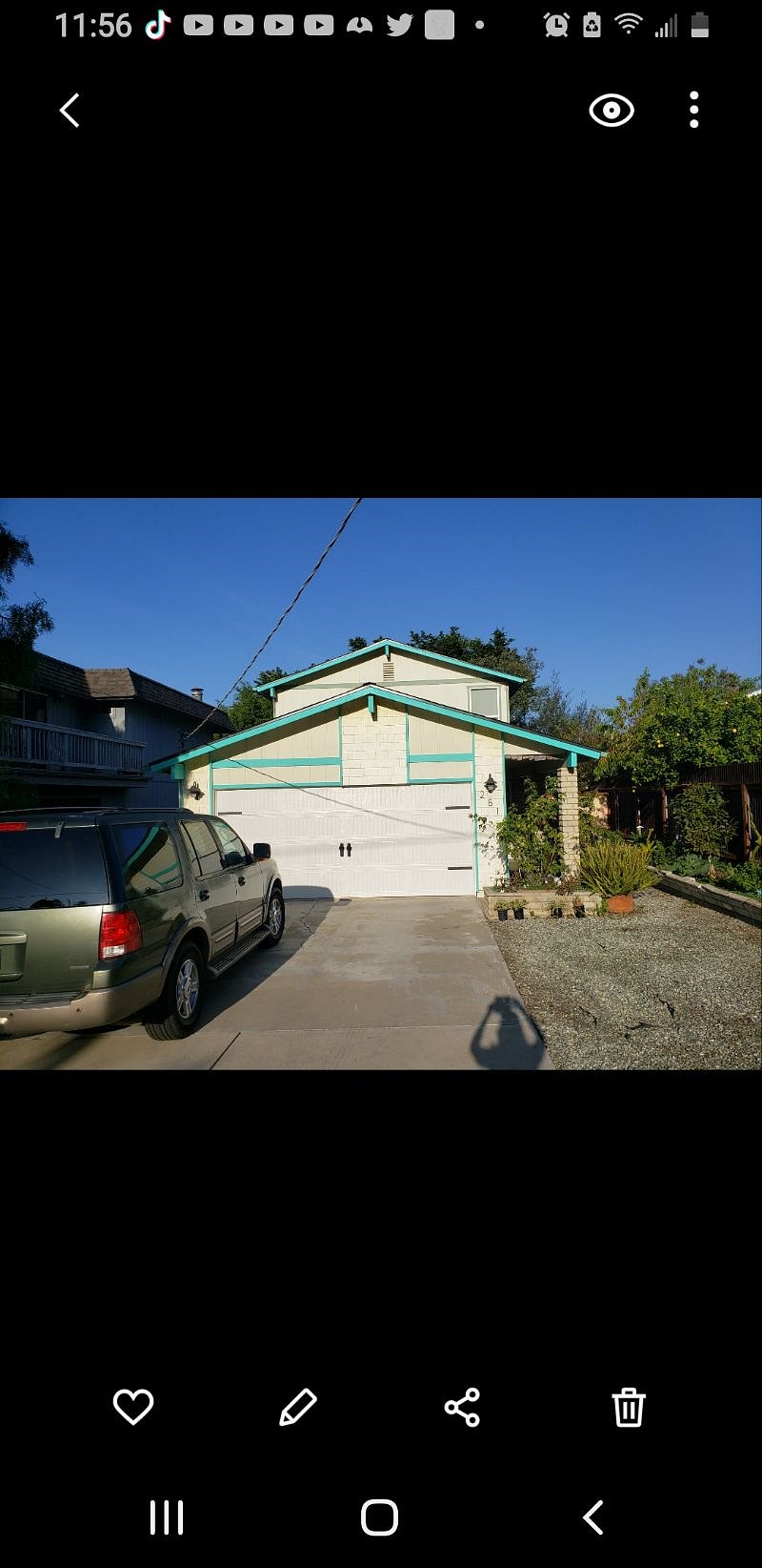 The street view of the main house.