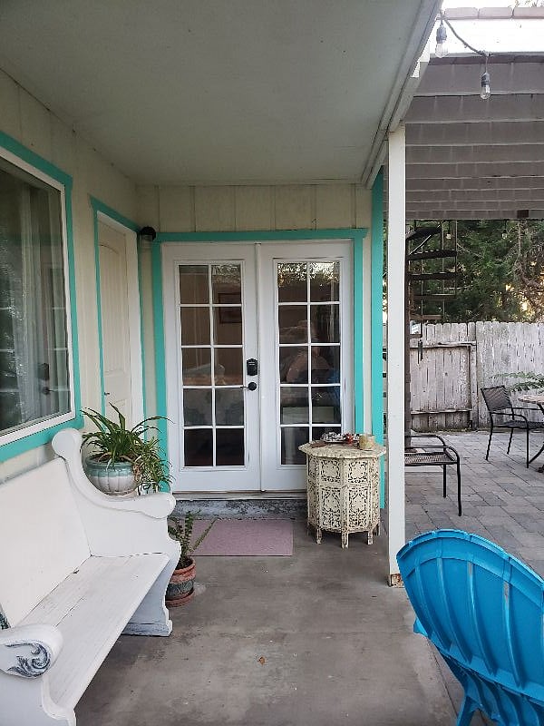 Your private entrance.