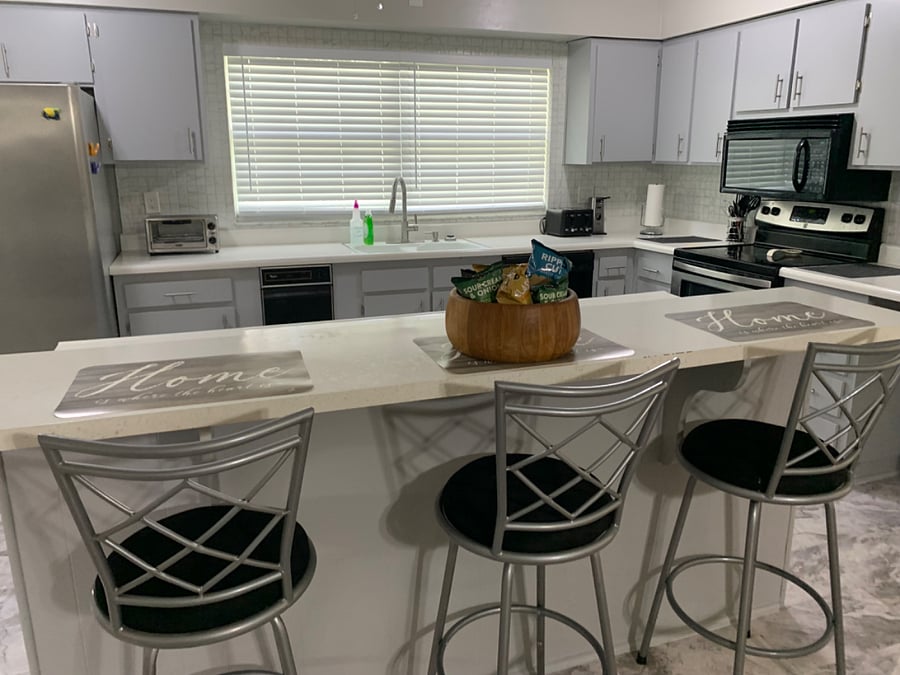 Large open kitchen 