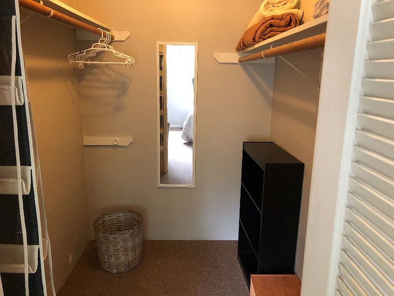 Plenty of closet space for all your things!