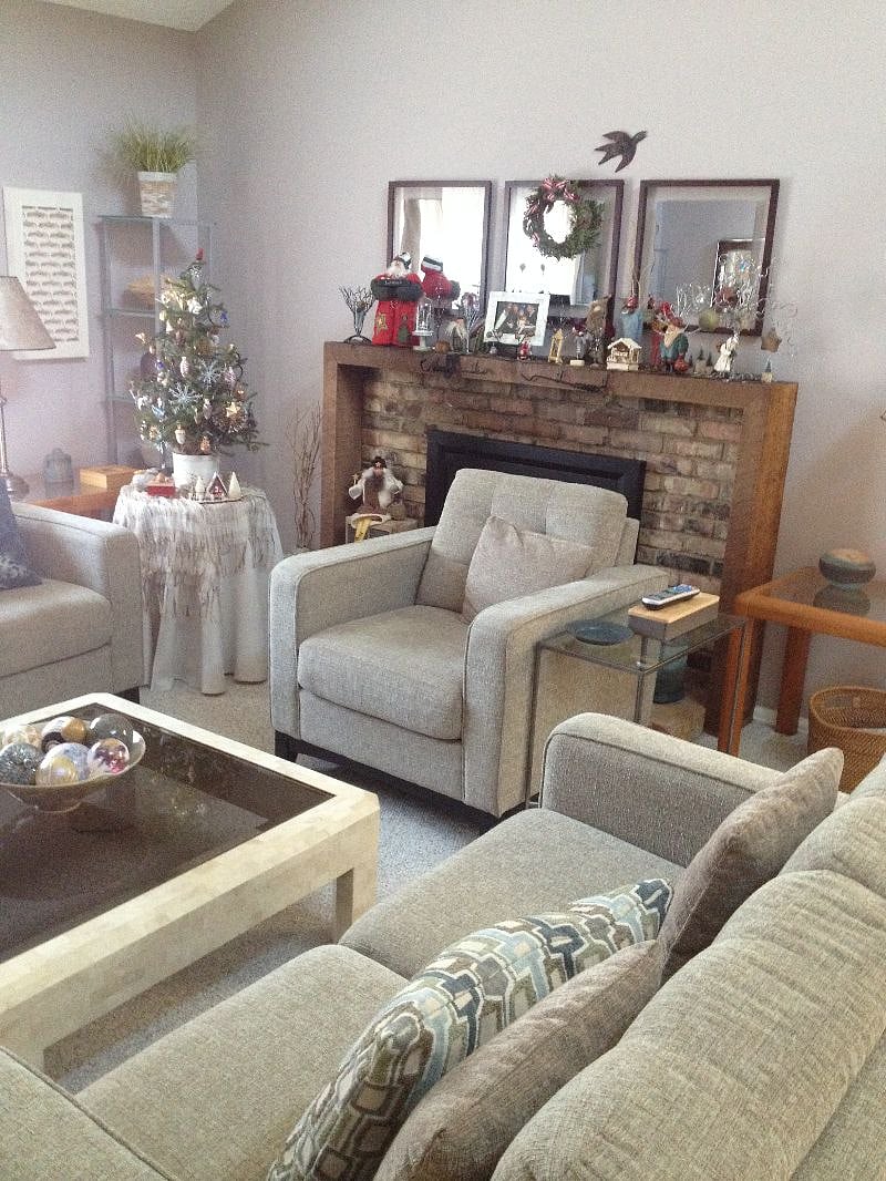 Landlord's living room.