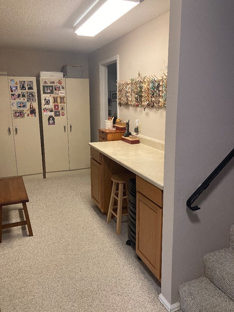 Renter has use of counter top across the hall from rental space. This is a shared space.