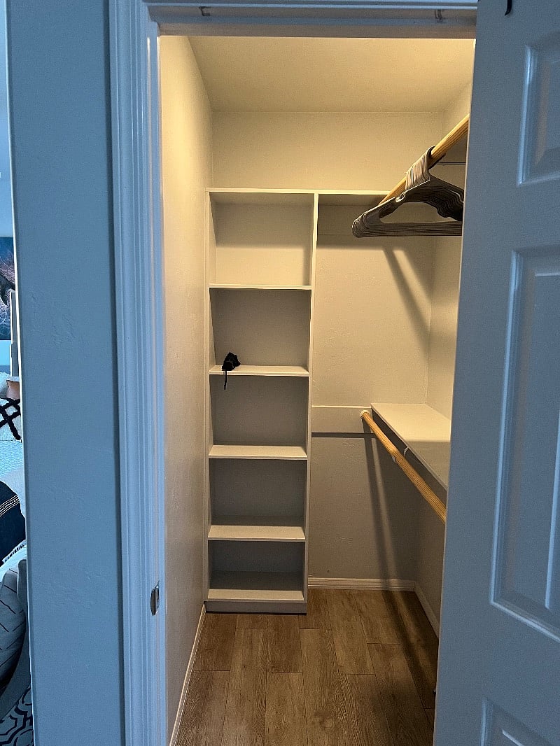 Large closet.