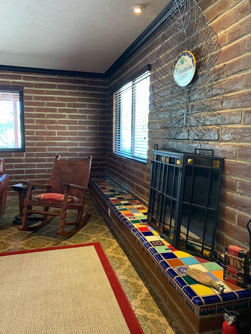Working fireplace wood provided