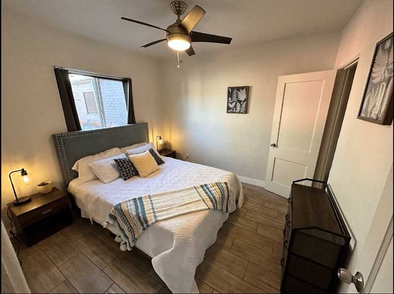 Queen bedroom.