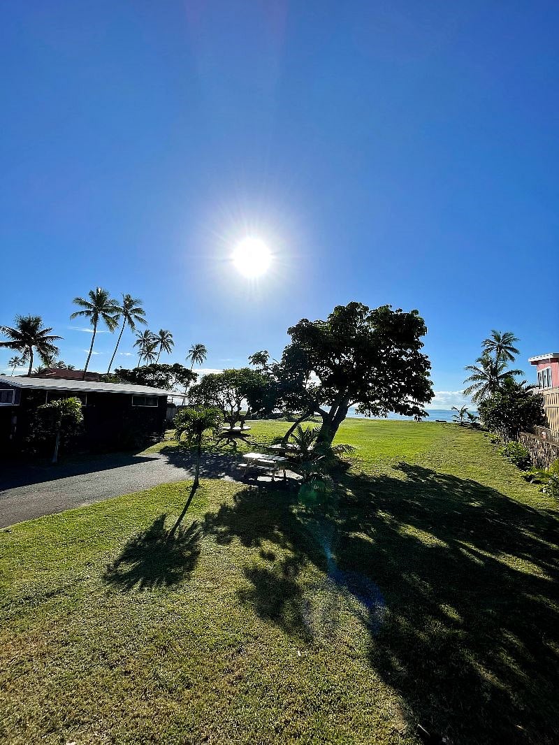 Step onto your private lawn right before you plunge into the Pacific.