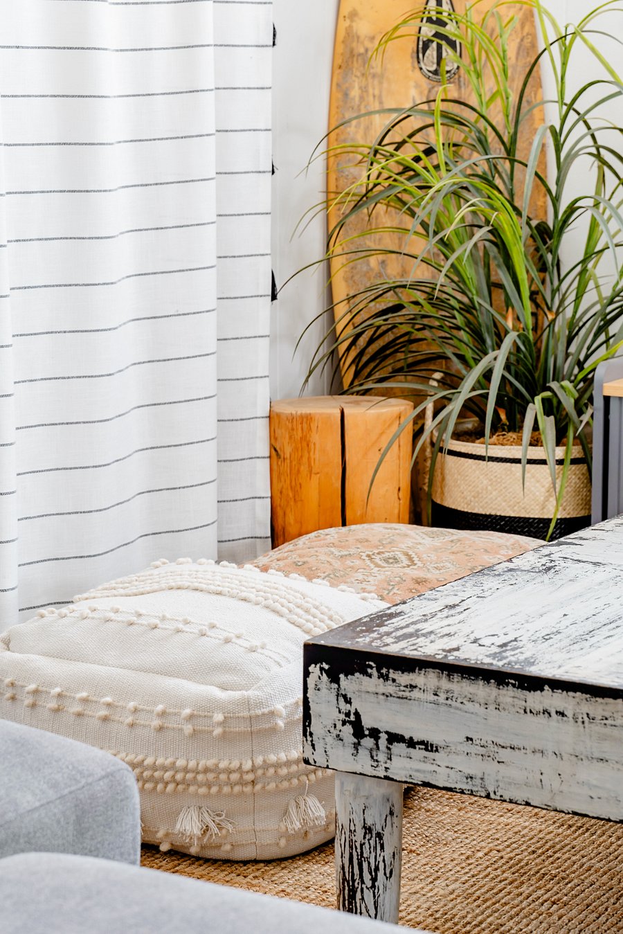 Gather around your cozy living room equipped with high powered air conditioning.