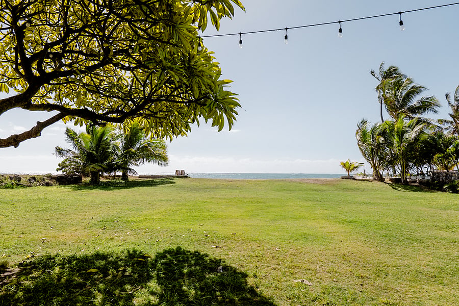 Step onto your private lawn right before you plunge into the Pacific.