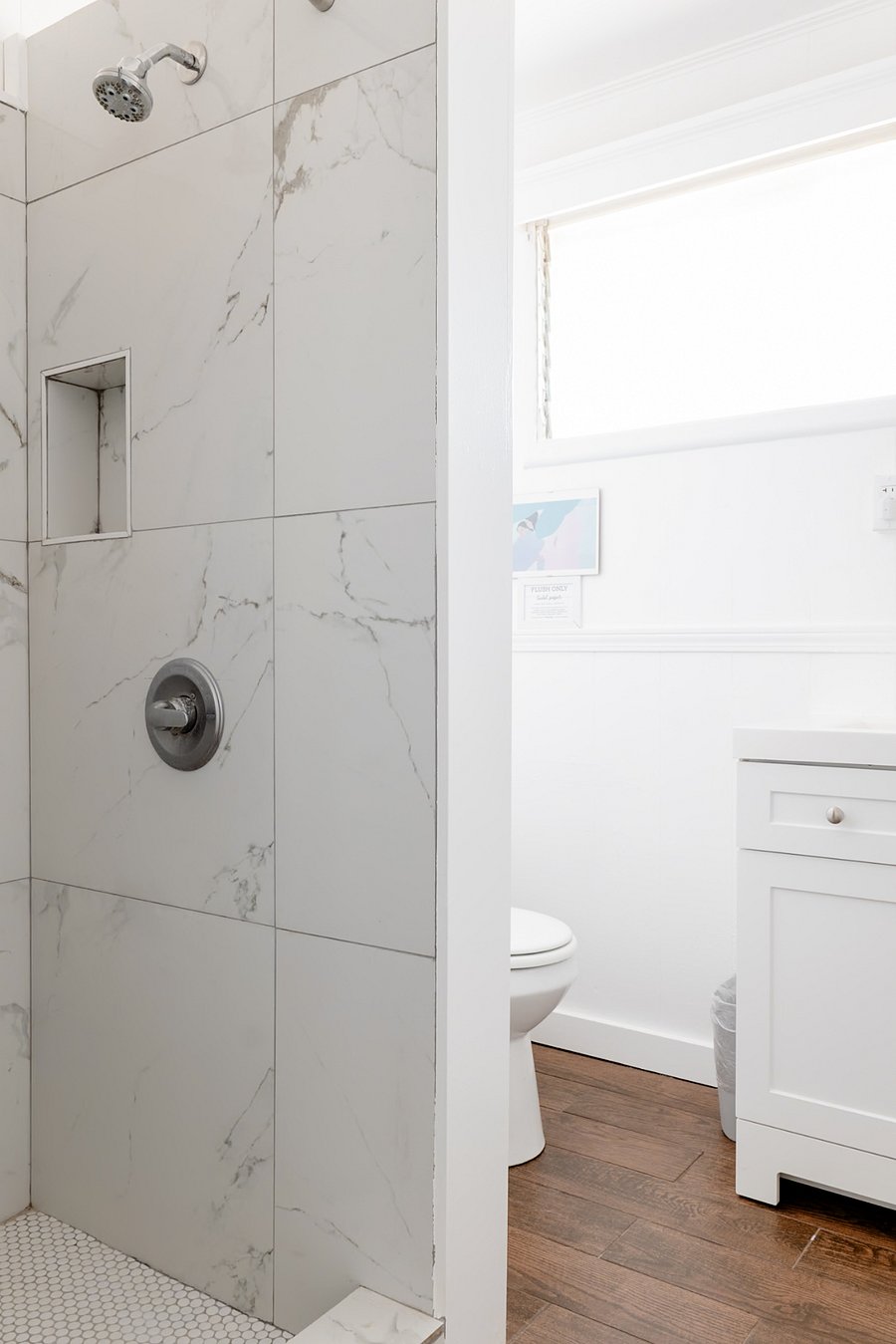Get ready in our newly renovated bathrooms.