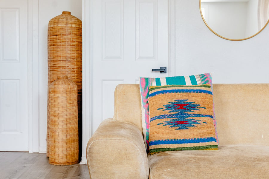 Gather around your cozy living room equipped with high powered air conditioning.