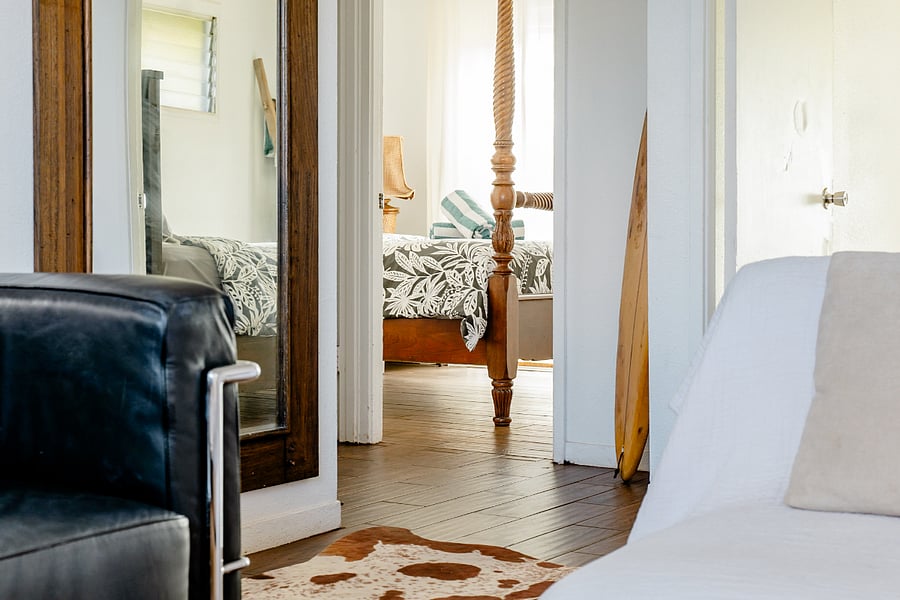 Gather around your cozy living room equipped with high powered air conditioning.