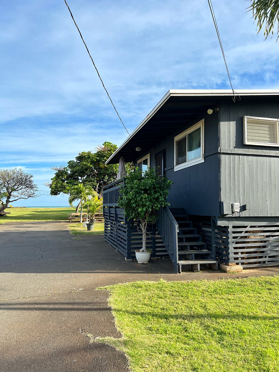 Checking into your lush, island bungalow.
