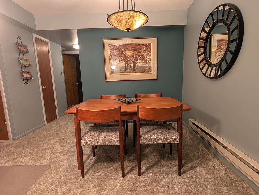 view of dining seen from living room