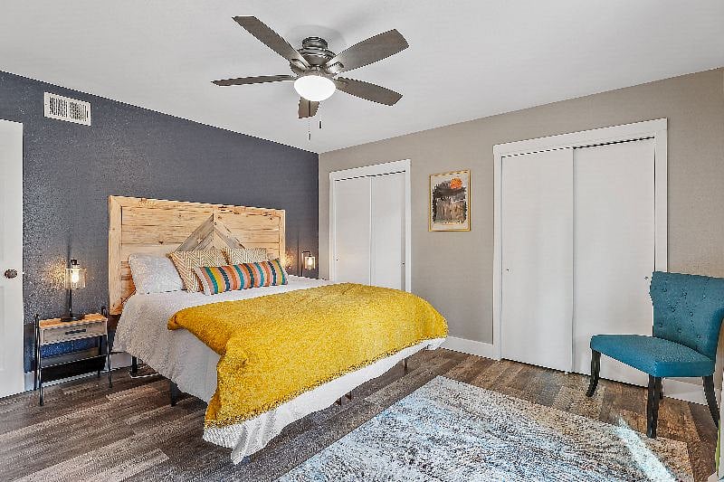 King Bed in Primary Bedroom