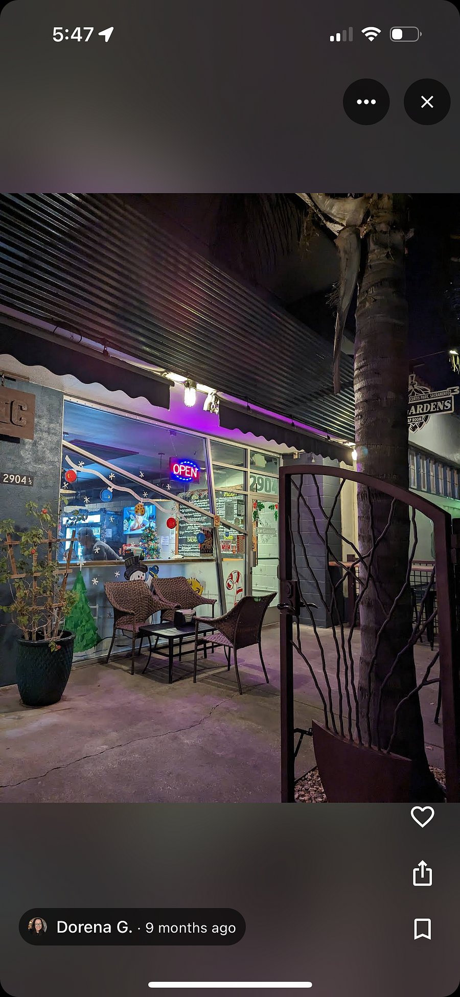 Hop Gardens- local beer garden with local beers on tap, great food, family friendly, and has nightly specials like two for one pizzas on Tuesdays. Two blocks away from the house!