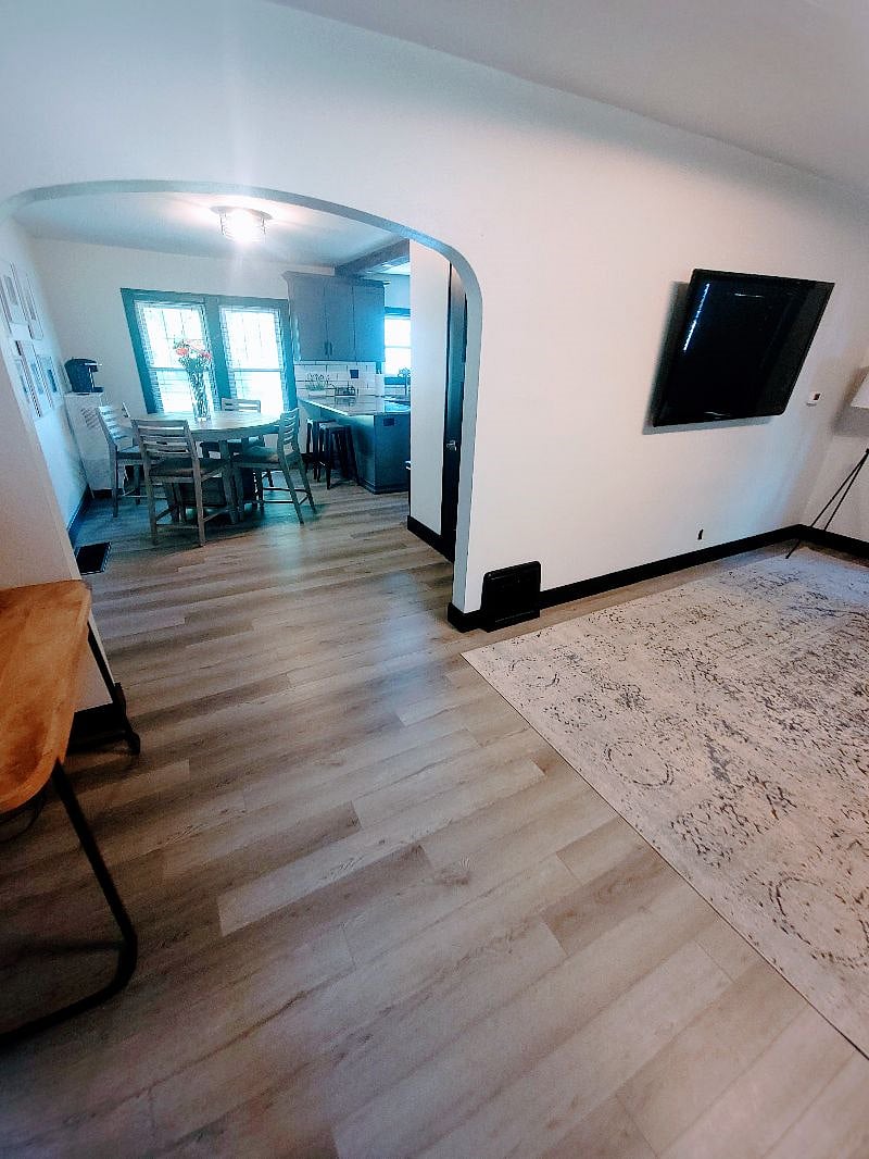 View of dining room from living room main floor