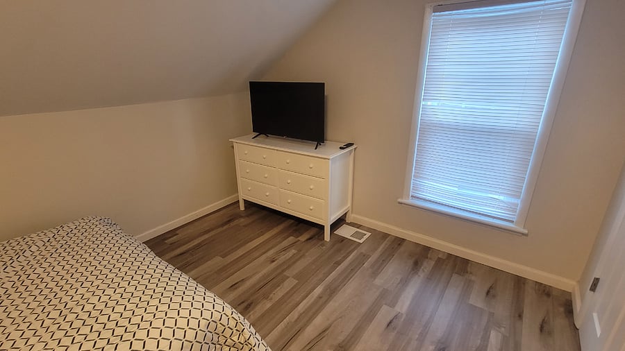 Bedroom 3 TV view