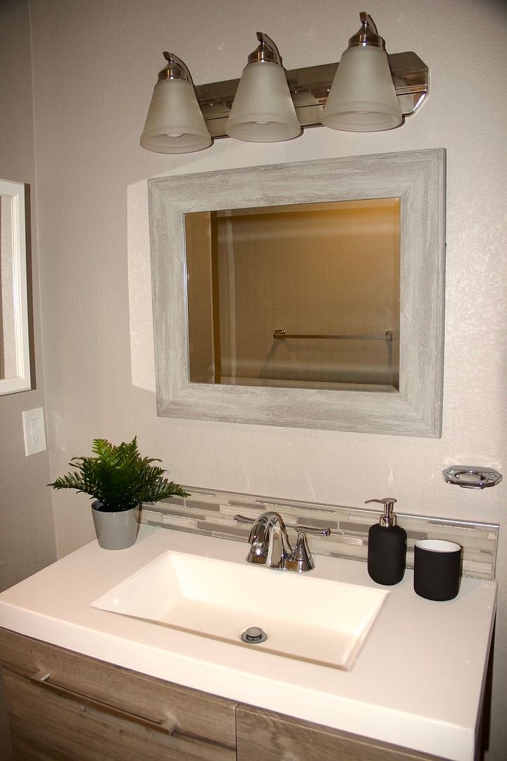 Floating vanity, medicine cabinet