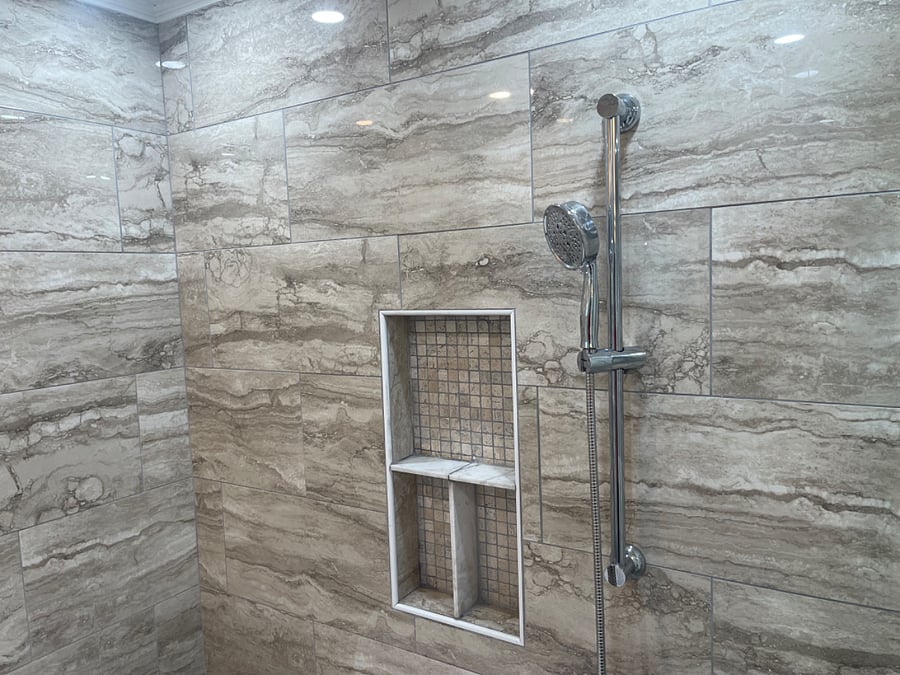 Adjustable 5 sprayer Setting Shower Head