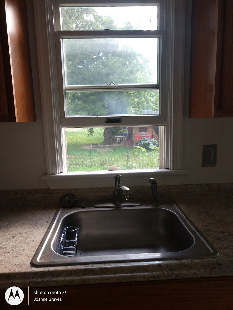 view from kitchen window